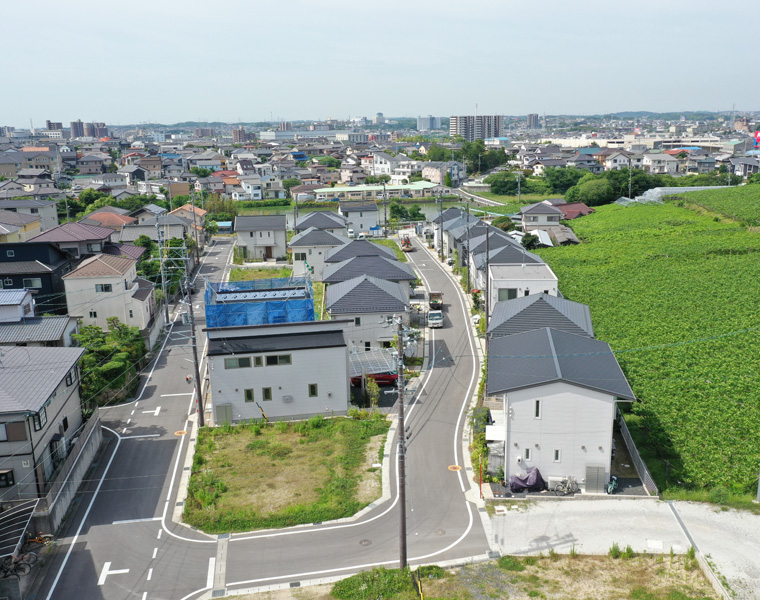 大府市長根町宅地開発工事